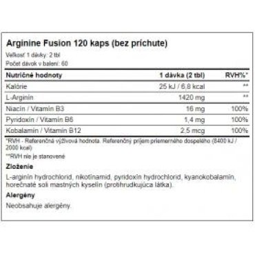 Aone Arginine Fusion 120 tabs aone